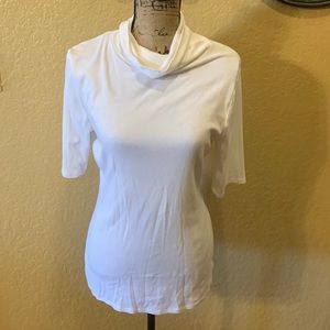 A New Day short sleeve, cream turtleneck, XL, like new | offer in description